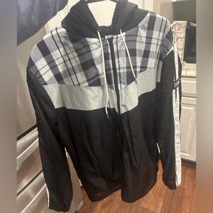 VS PINK Sherpa lined Plaid Jacket M/L